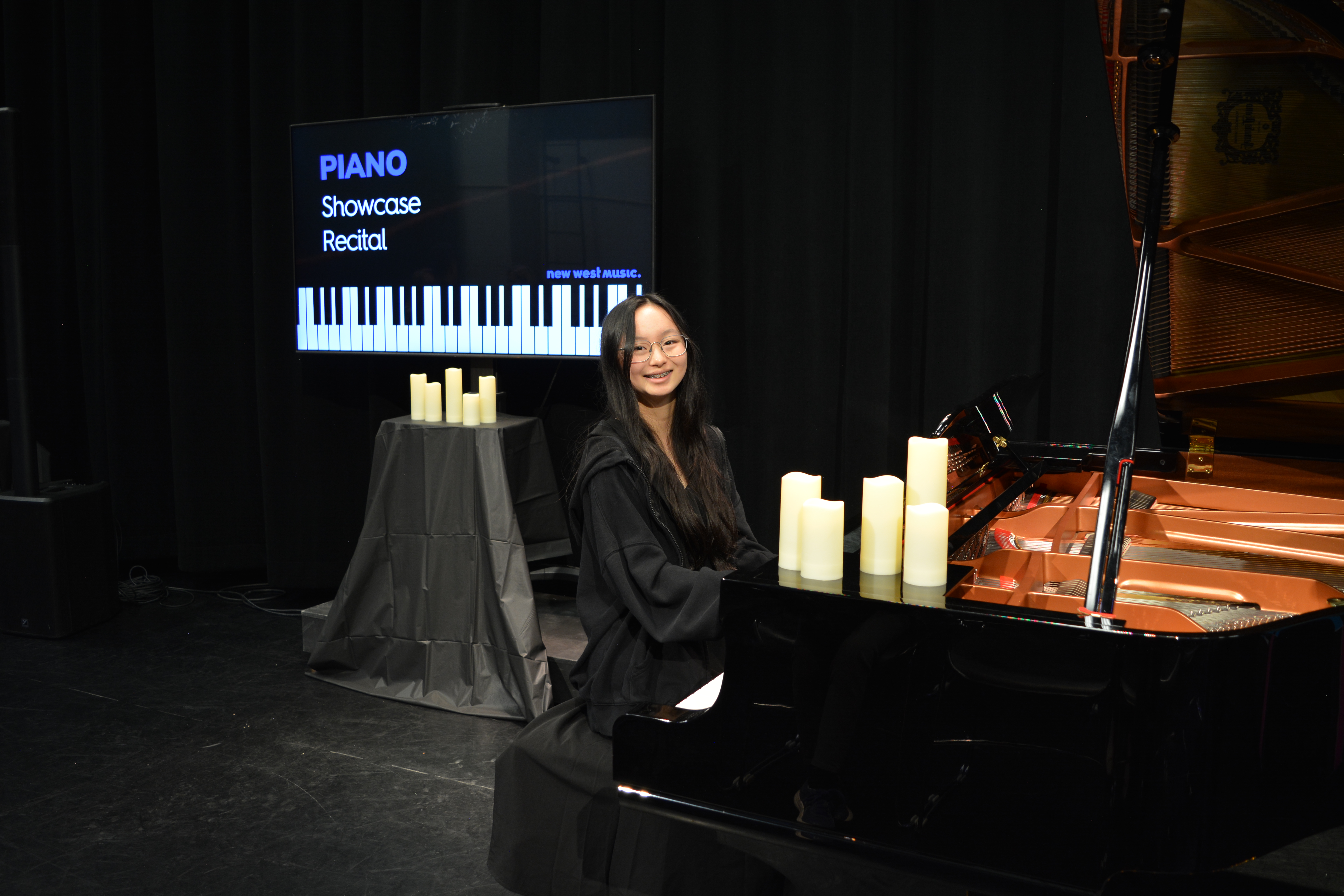 Successful Piano Student After Annual Recital