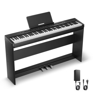 Piano Keyboard DEP-16 Piano w: Stand (Black)